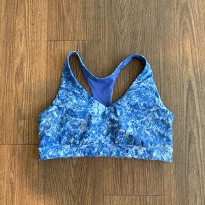 Tek Gear Blue Patterned Sports Bra